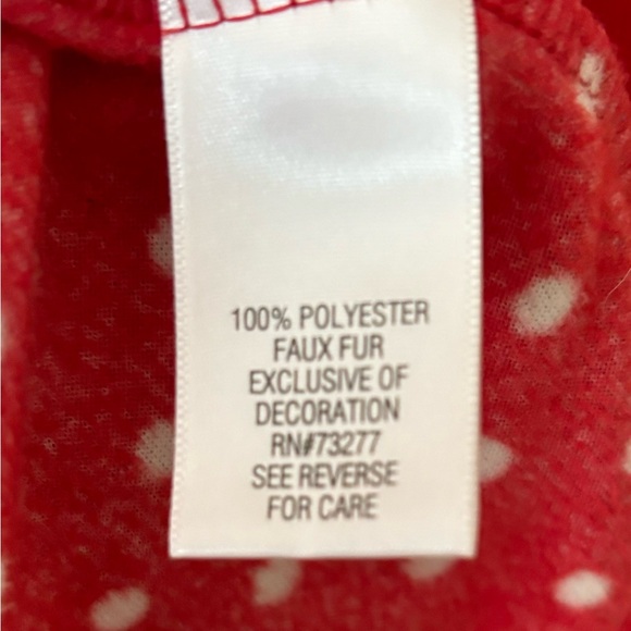 EUC Croft & Barrow Cozy Fire Red Nightshirt Small - Picture 5 of 6